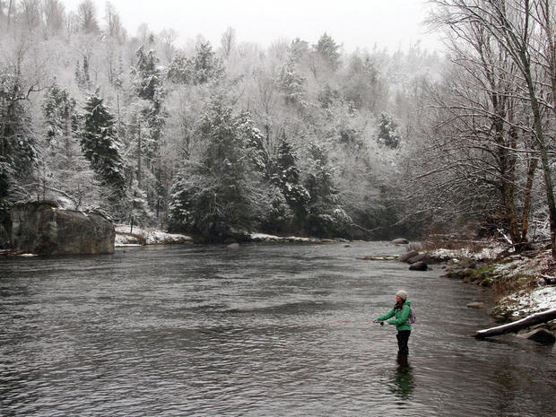 weather, snow, new york, river, generic, fishing