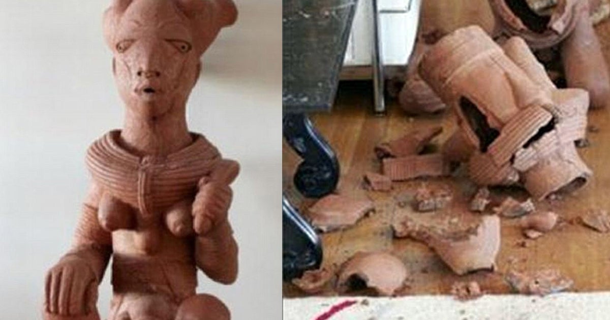 Art world whodunit Who broke ancient statue? CBS News