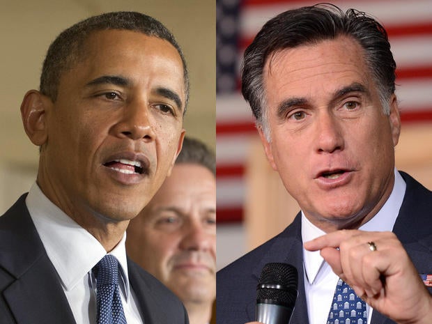 President Barack Obama and Mitt Romney