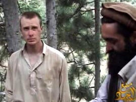 Bowe Bergdahl seen with one of his captors