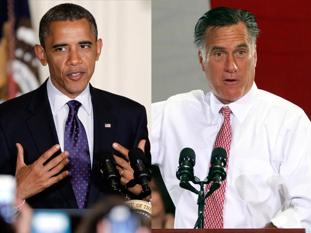 President Barack Obama and former Massachusetts Gov. Mitt Romney. 