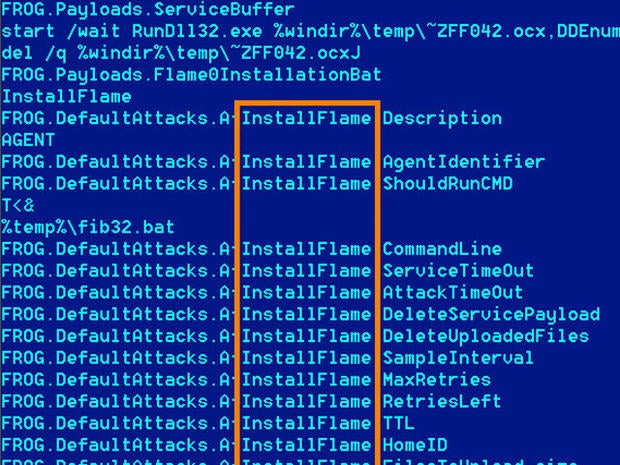 The new Flame malware that has infected computers in Iran and the Middle East is named after one of the main modules it uses to spread.