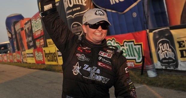 Erica Enders first female Pro Stock winner CBS News