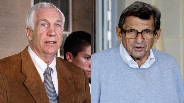 Jerry Sandusky and Joe Paterno 
