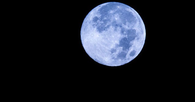 Blue moon of 2012 First photos CBS News