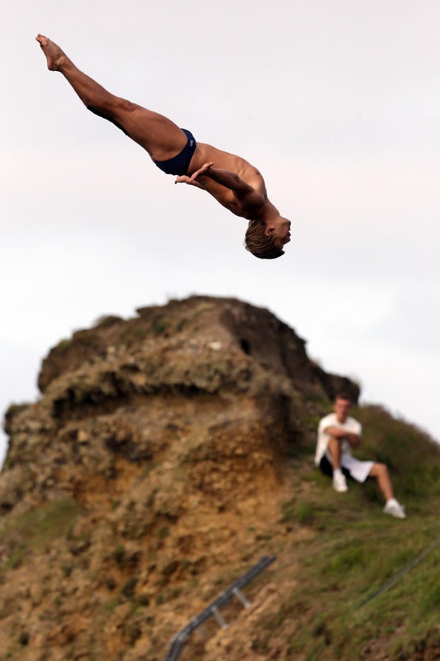 Red Bull Cliff Diving Competition Photo 7 CBS News
