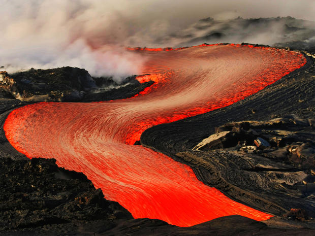 Dramatic Lava Flow In Hawaii Photo 1 Cbs News 3639