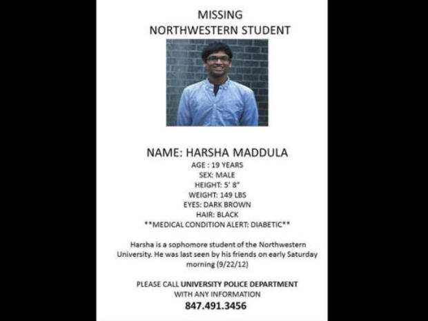 Harsha Maddula Missing Poster 
