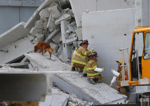 Deadly Miami Garage Collapse Pictures Cbs News