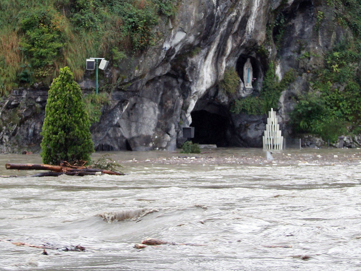 Pilgrims evacuated from floodthreatened Lourdes CBS News