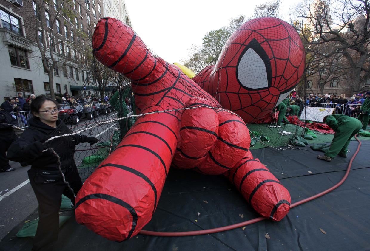 Macy's prepares floats for Thanksgiving Day parade Photo 2 CBS News