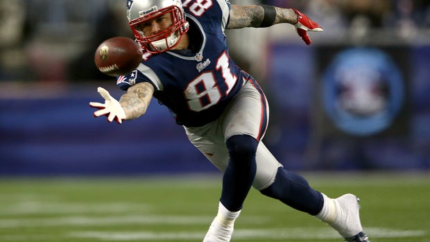 NFL tight-end Aaron Hernandez 