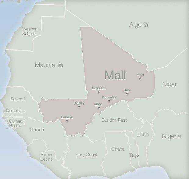 Map of Mali