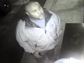 Christopher Dorner is seen on surveillance video at an Orange County, Calif., hotel Jan. 28, 2013, in this image provided by the Irvine Police Department.