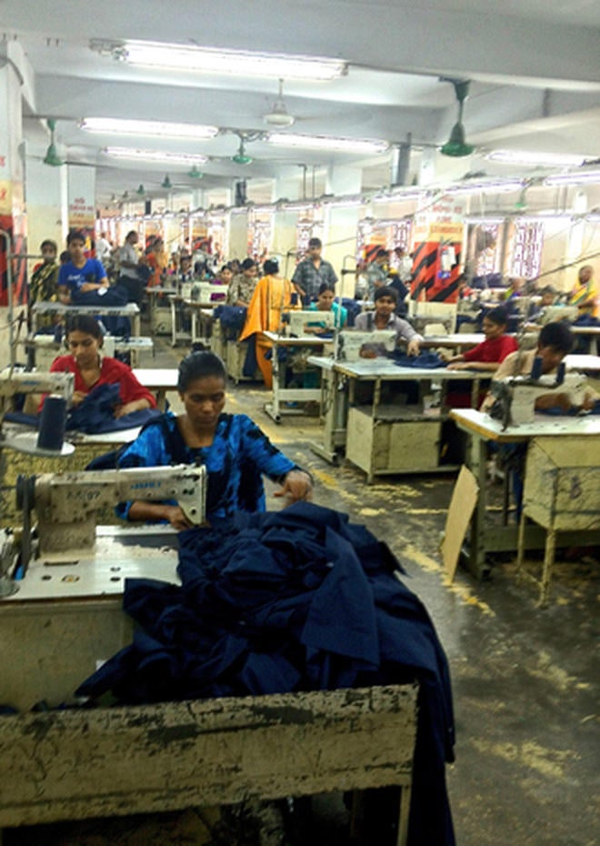 Inside a Bangladesh garment factory Photo 1 CBS News