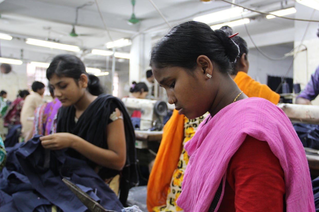 Inside a Bangladesh garment factory CBS News