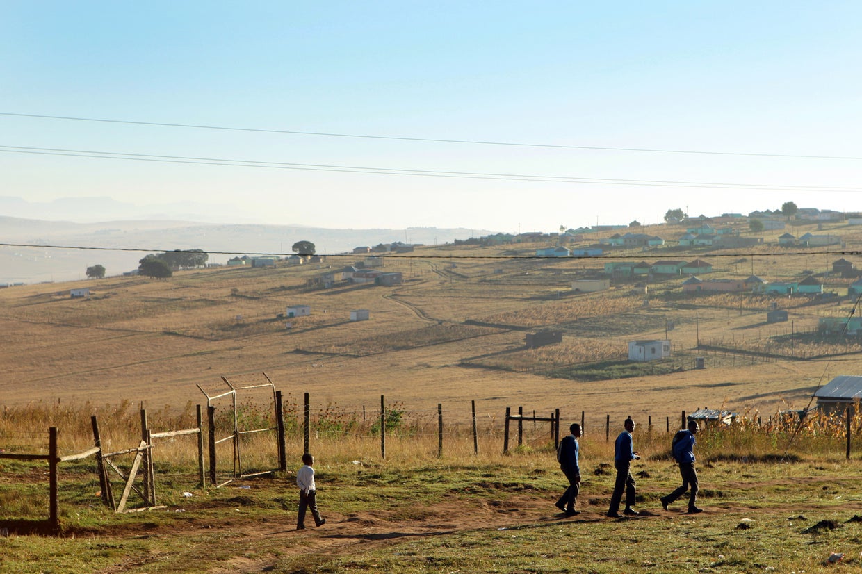 Exploring Qunu Nelson Mandela's home village CBS News