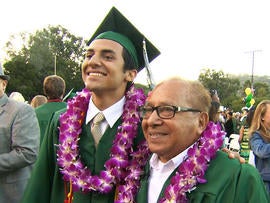 Diego and his parents arranged for Paul Lopez to finally get his high school diploma.