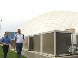 The International School of Beijing built a $5 million dome to enclose a playground and filter the air.