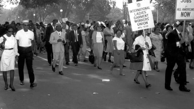 Rare photos of the March on Washington 