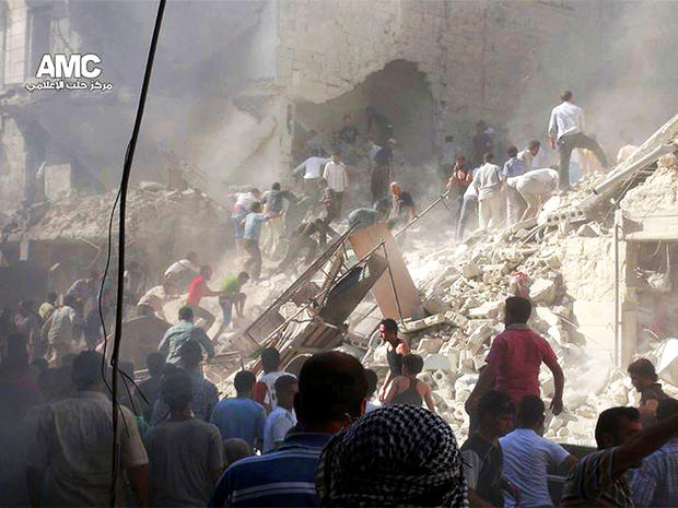 Syria, aleppo, bomb