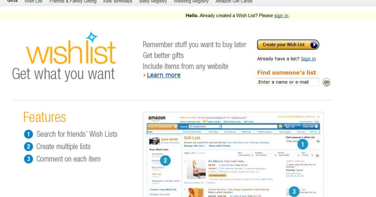 Amazon wishlist anonymous