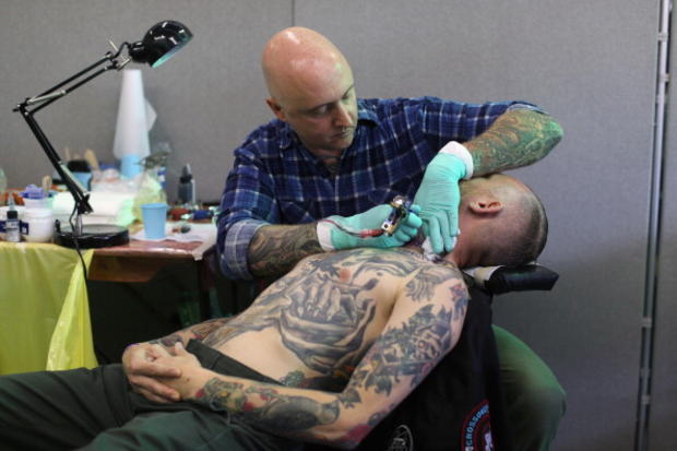 Tattoo Artists Gather For The International London Tattoo Convention 
