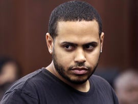 Christopher Cruz appears in criminal court in New York Oct. 2, 2013.