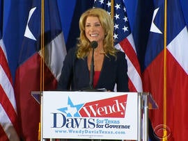 Wendy Davis announced she's running for governor.