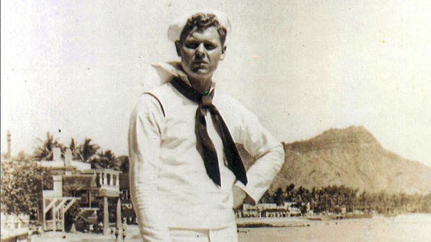 Stanley Kozien at Waikiki Beach 1941 