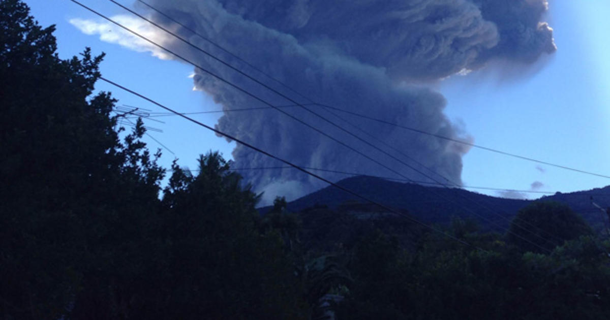 Volcano erupts in El Salvador prompting evacuations CBS News