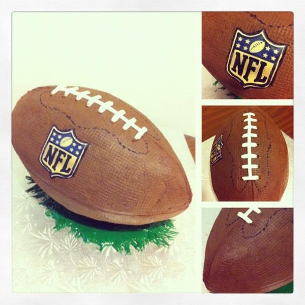 Super Bowl Football Cake 