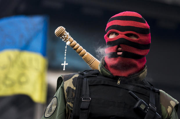 Ukrainian protestors 