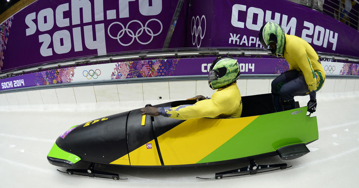 Winter Olympics 2014 Jamaica Bobsled Team Hits Sochi Track With New Soundtrack Cbs News