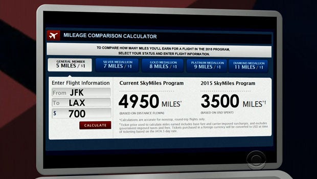 Delta to change how it calculates frequent flyer program CBS News