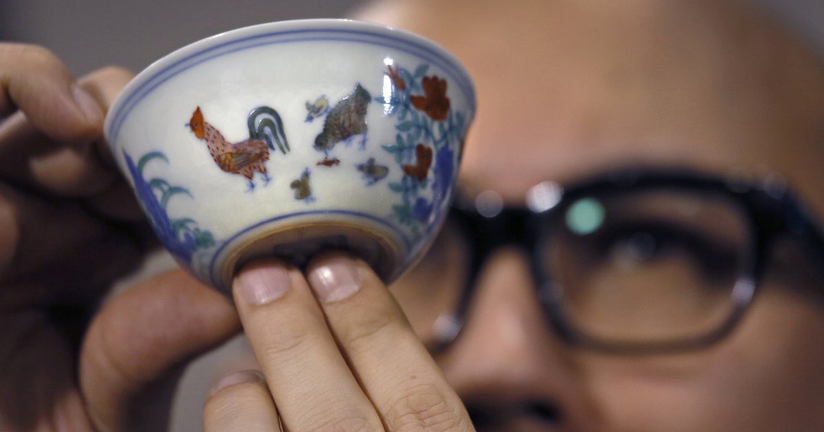 Small Chinese cup sells for 36 million CBS News