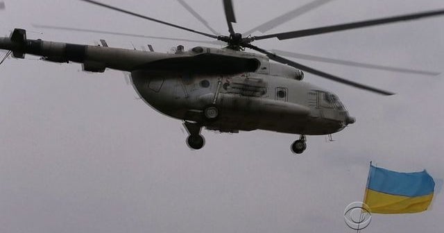 Helicopters shot down in Eastern Ukraine fighting CBS News
