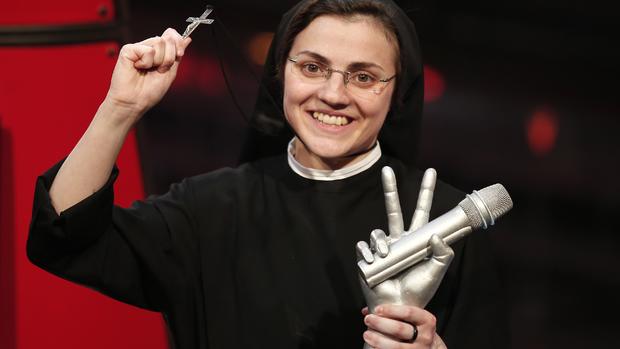 Singing nun wins "The Voice" 