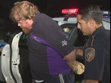 Ronald Lee Haskell, identified as the suspect in the shooting deaths of several people in the Houston suburb of Spring, is taken into custody July 9, 2014.