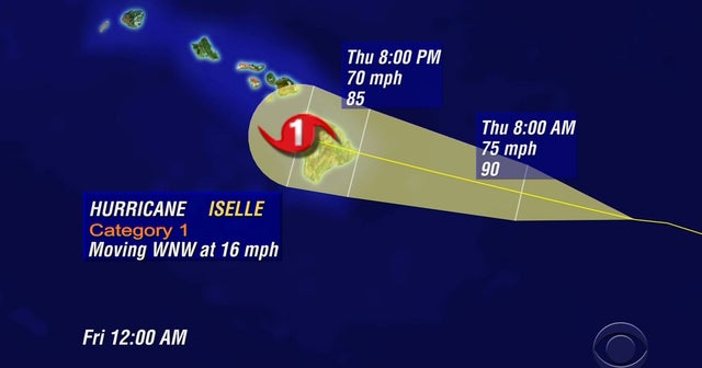 Weather forecast Hawaii islands brace for backtoback storms CBS News