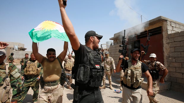 Peshmerga fighters of Iraq