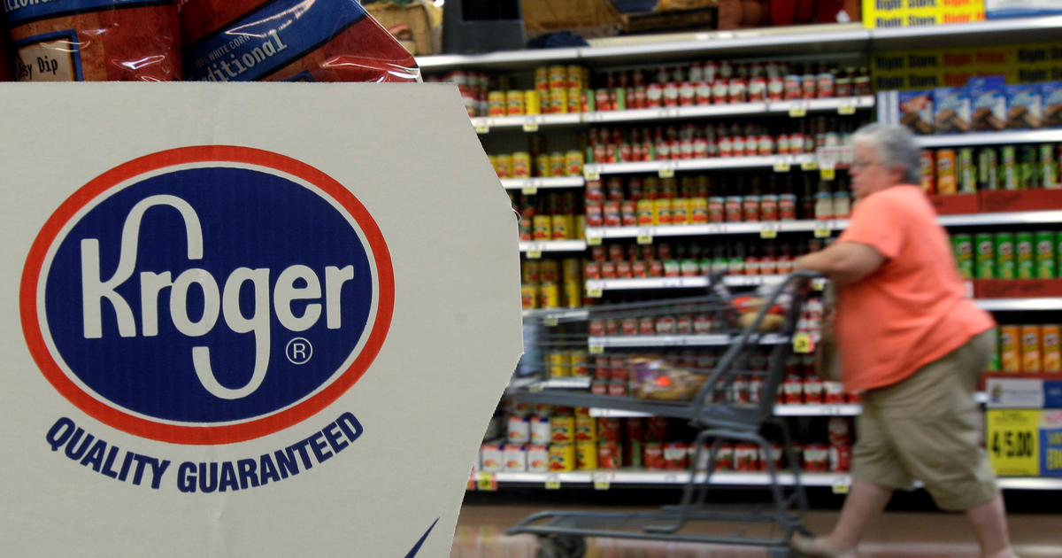 Kroger is getting squeezed in crowded grocery aisles CBS News