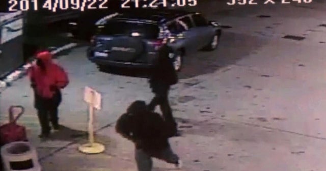 Deadly gas station shootout caught on tape CBS News