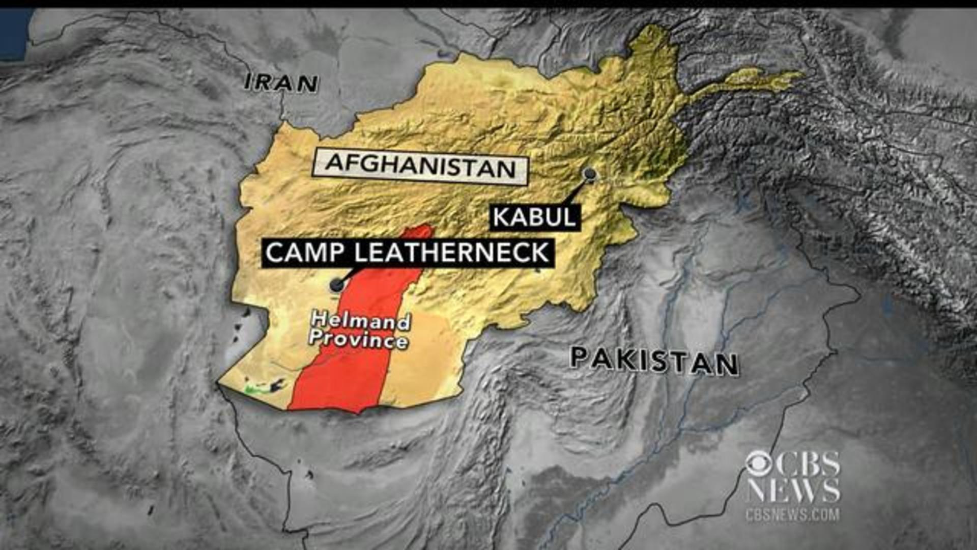 camp leatherneck afghanistan map War In Afghanistan Cbs News camp leatherneck afghanistan map