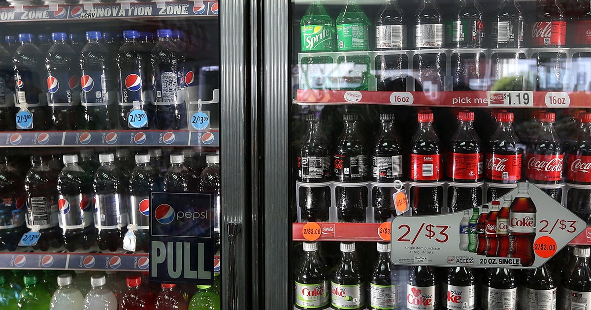 The surprising news about soda sales CBS News