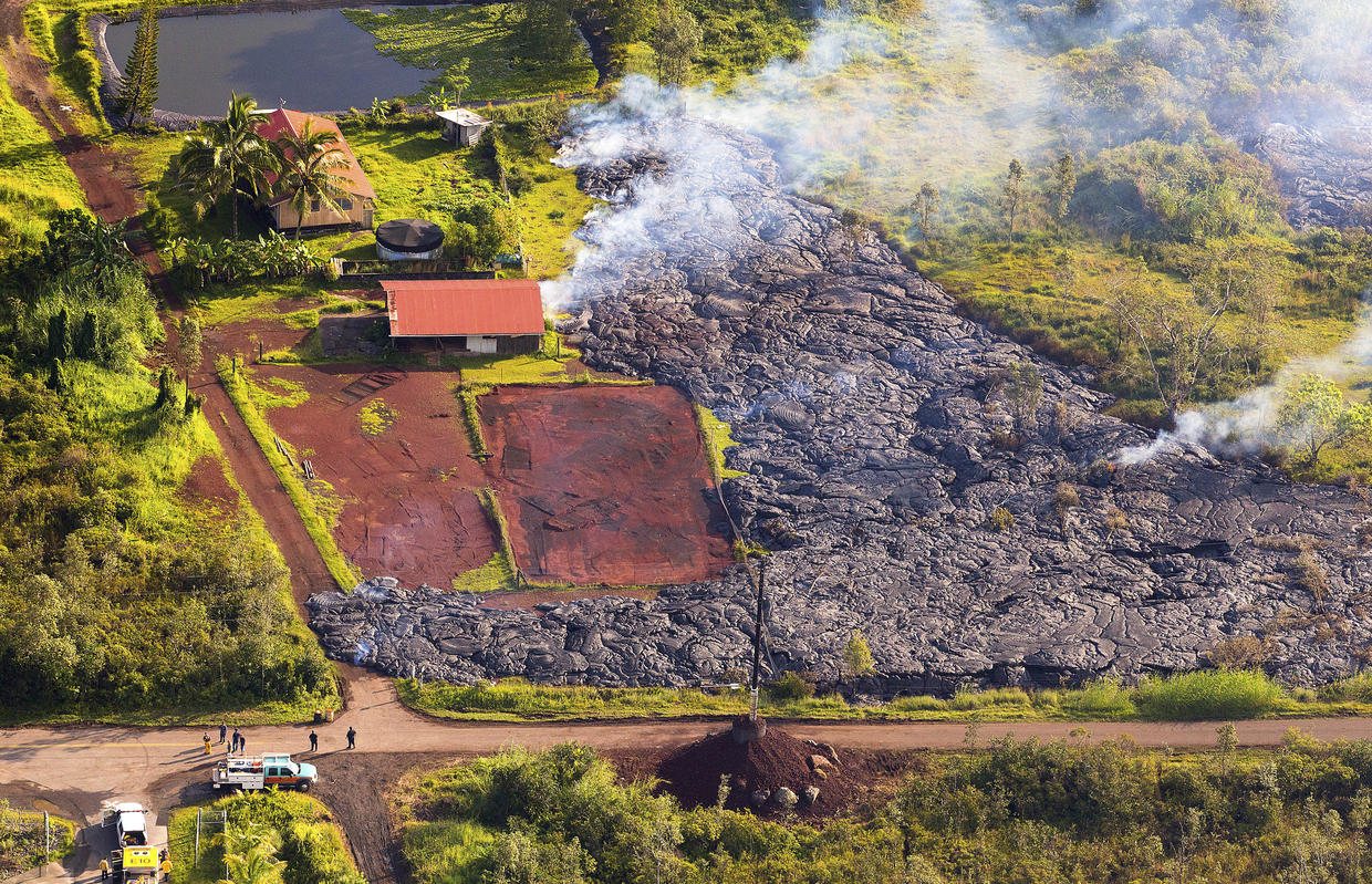 Kīlauea Lava Flows On Hawaiis Big Island Pictures Cbs News