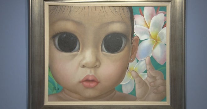 The Big Eyes Paintings Of Margaret Keane Cbs News