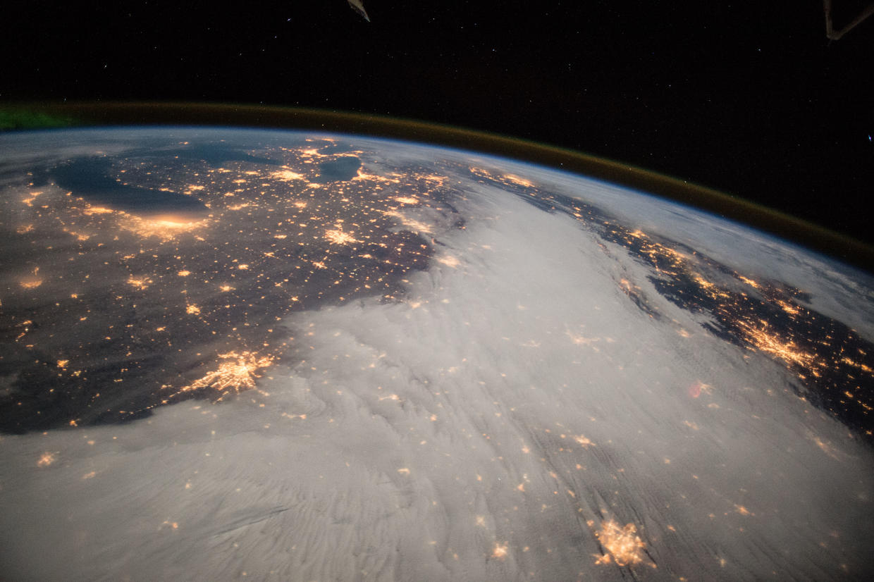 City lights from space CBS News