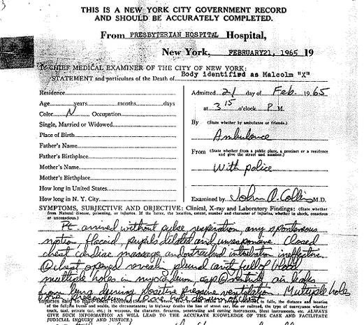 The Assassination of Malcolm X in Photos: 50 Years Later 