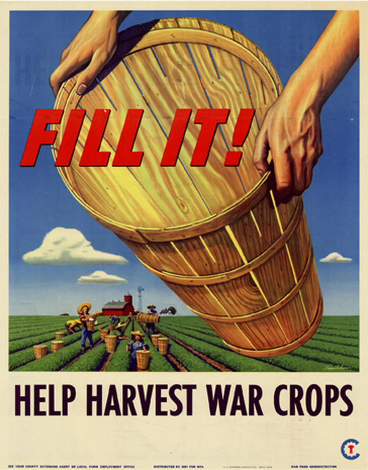 Propaganda art for WWII Victory Gardens CBS News